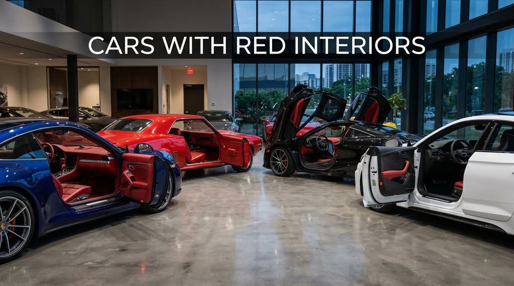 Cars With Red Interiors in 2026 - Paulette Auto