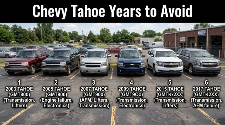 Chevy Tahoe Years to Avoid