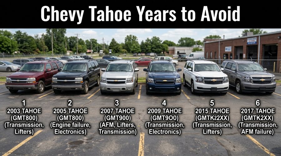 Chevy Tahoe Years to Avoid