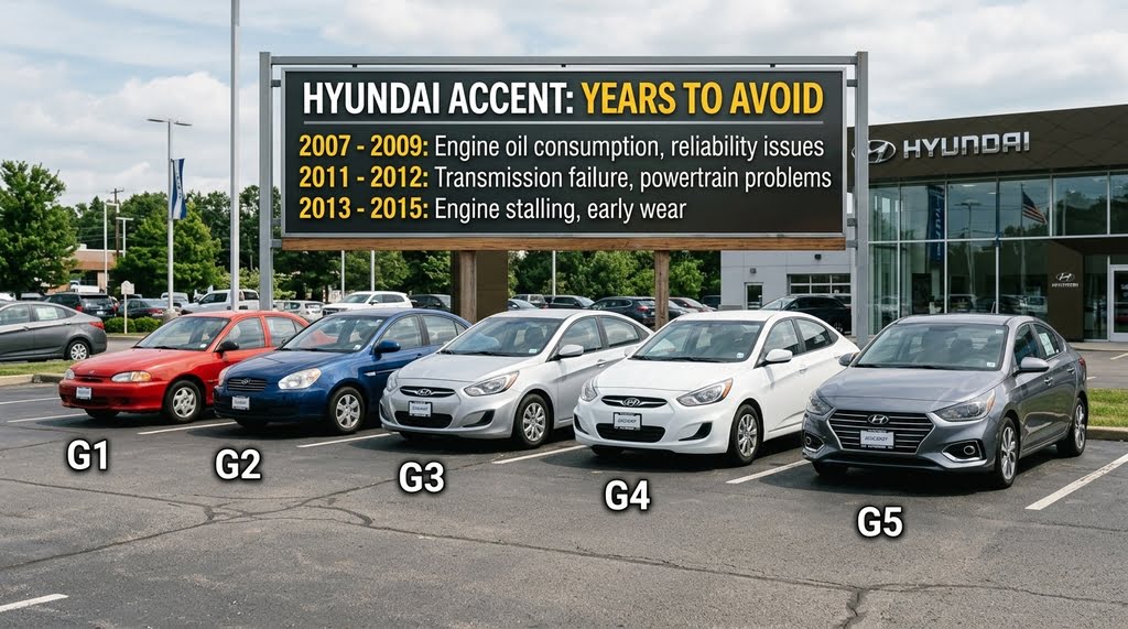 Hyundai Accent Years to Avoid