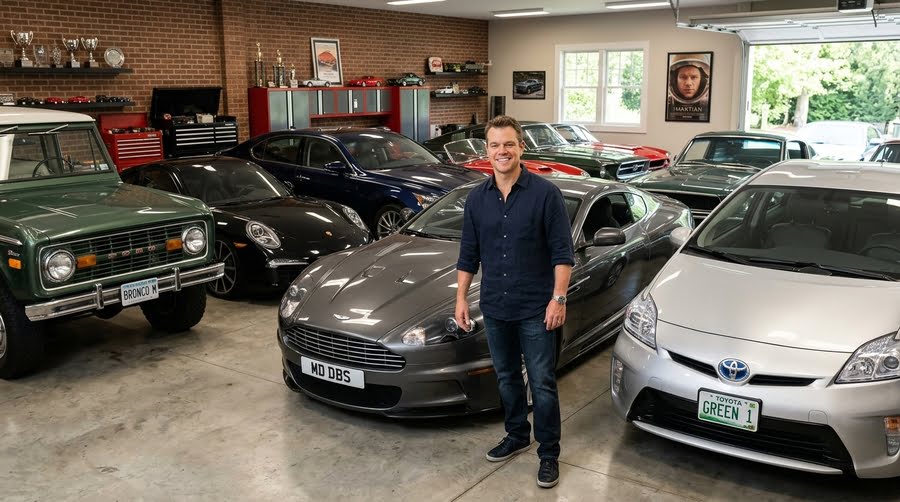 Matt Damon Car Collection