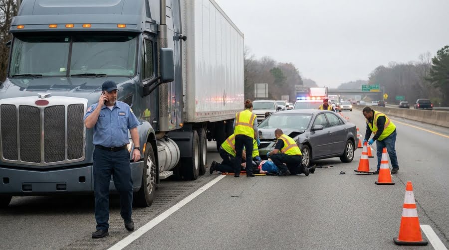 What Should You Do Immediately After a Truck Accident